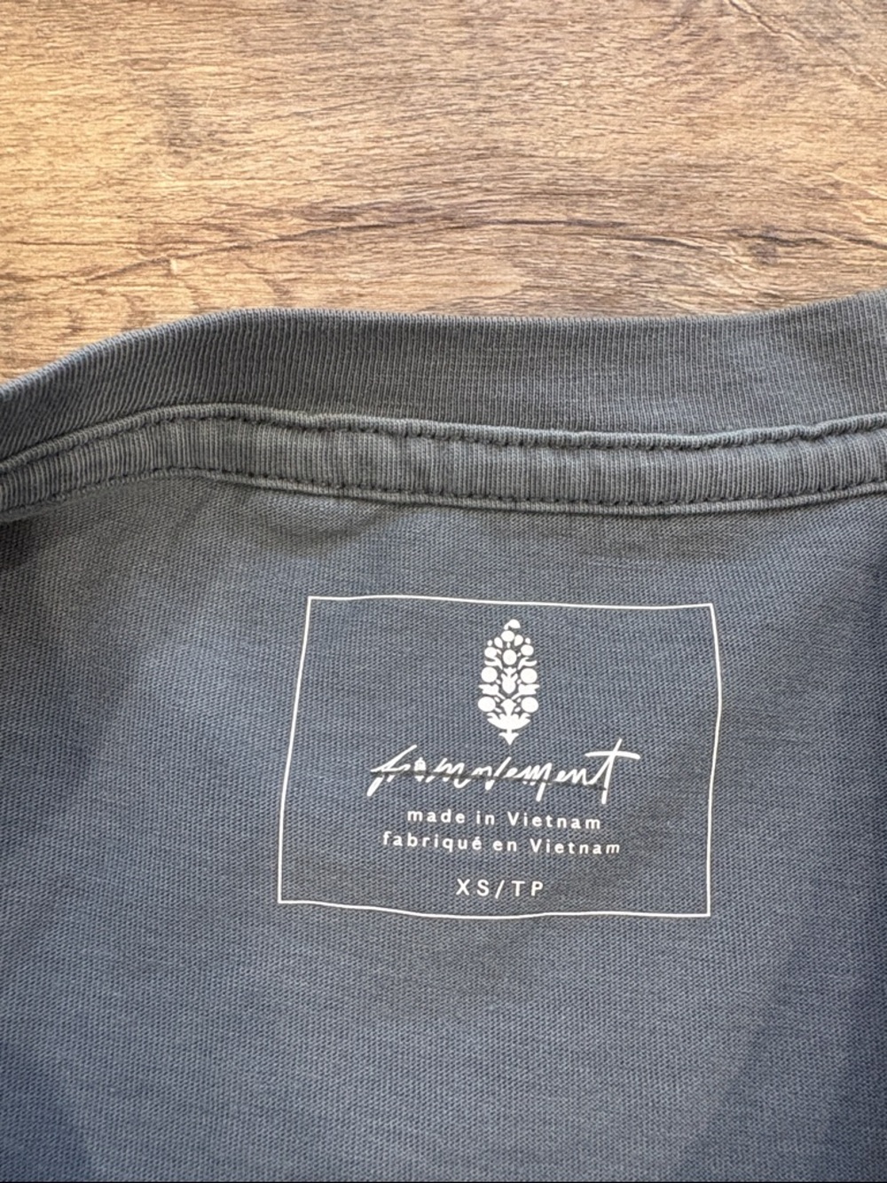 NWOT FP Movement Free People Inspire Tee Midnight Navy Blue XS - Picture 3 of 8